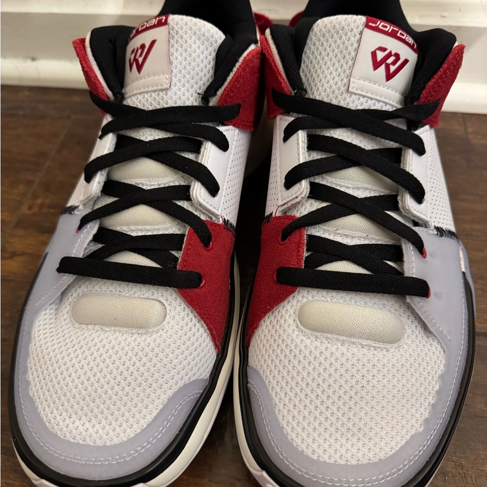 Jordan FD2335-160 Men's Athletic Shoes in Red, White, and Black